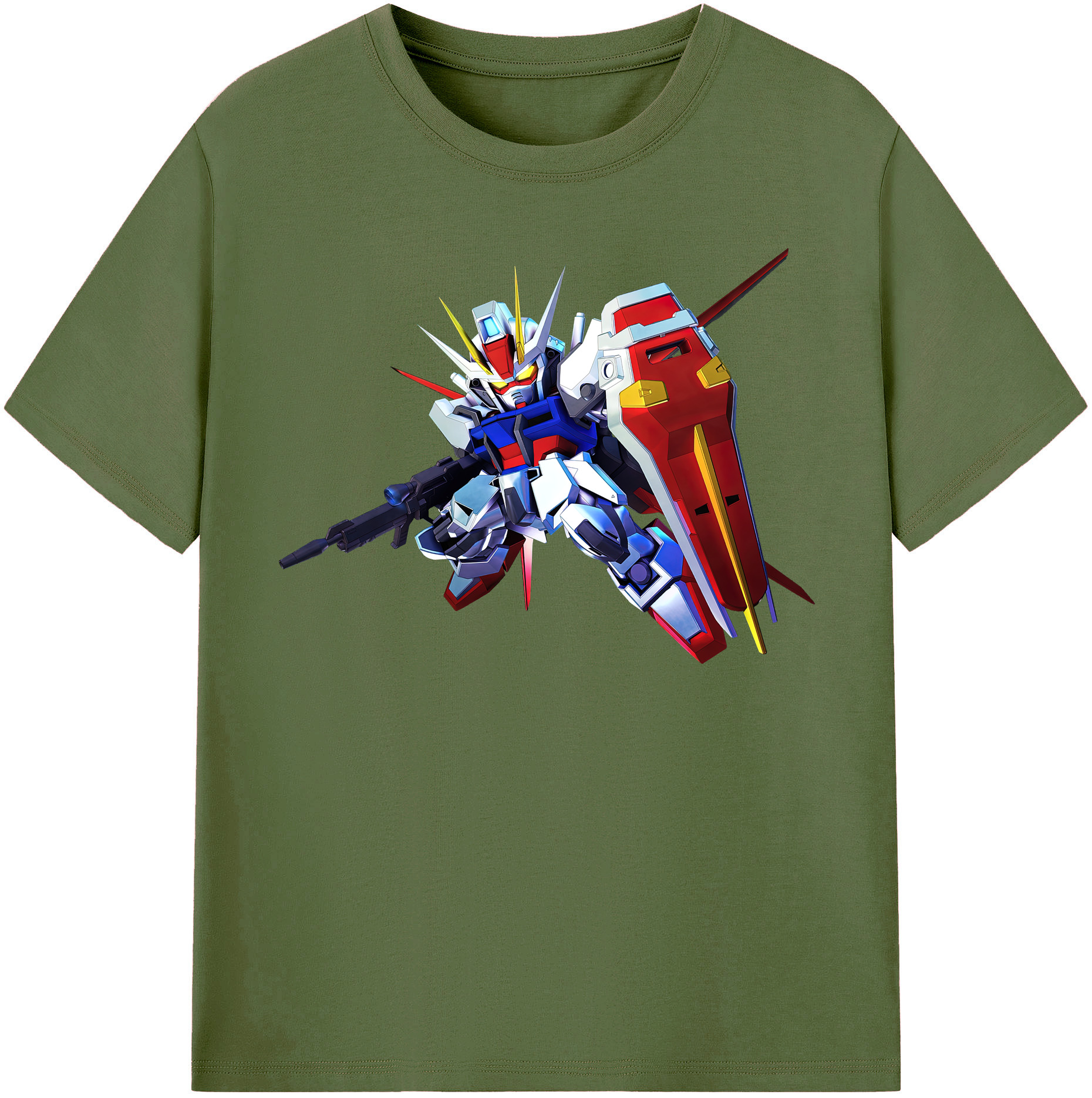 （画像用） 機動戦士ガンダム Mobile Suit Gundam 綿100％半袖Tシャツ（フロントプリント）